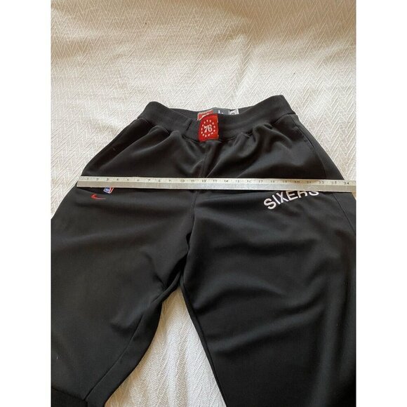 Nike NBA 76ers Sixers Joggers Sweatpants Black Athleisure Basketball Tear Away - Picture 14 of 16